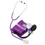 Baumanómetro y Estetoscopio con Cámara, Mangueras, Perilla de Látex + Vulva y Filtro de Metal - Home Care