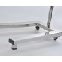 Mesa Mayo Base Tubular Cromada (Sin Charola Mayo)