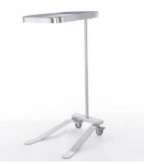 Mesa Mayo de Acero Inoxidable (Sin Charola Mayo) Mesa Mayo de Acero Inoxidable (Sin Charola Mayo)