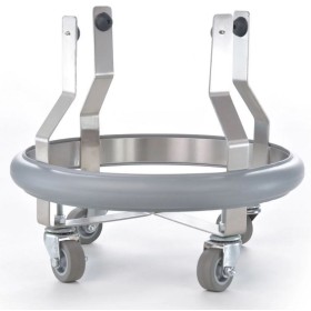 Portacubeta de Patada Inoxidable (sin Cubeta)