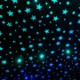 Cielo de estrellas con control remoto para cambiar de colores y secuencias