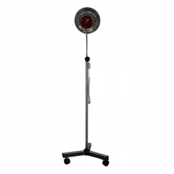 Lámpara Infrarroja Terapéutica de Acero con Tripie de Altura Máxima de 225 cm y Ángulos Ajustables - Termoplus Therapy