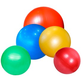 Set de 5 Pelotas para Fisioterapia Bobath de 45 cm, 55 cm, 65 cm, 75 cm y 85 cm con Bomba de Inflado - Médica Store Set de 5 Pelotas para Fisioterapia Bobath de 45 cm, 55 cm, 65 cm, 75 cm y 85 cm con Bomba de Inflado - Médica Store