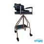 Silla de Hidroterapia de Acero Inoxidable, Altura Ajustable y Cinturón de Seguridad - Full Hydro Power