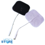 Electroestimulador con corrientes TENS EMS con 4 canales independientes, 20 electrodos 5 x 5cm y 10 cintas kinesiológicas