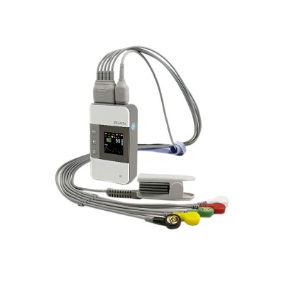 Sistema de Telemetría con Transmisor Wi-Fi y Monitorización ECG y SpO2, Display OLED - EDAN