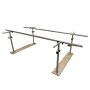 Barras Terapéuticas para Rehabilitación Portátiles de Acero Inoxidable con Anchura y Altura Ajustable - Mecano Rehab