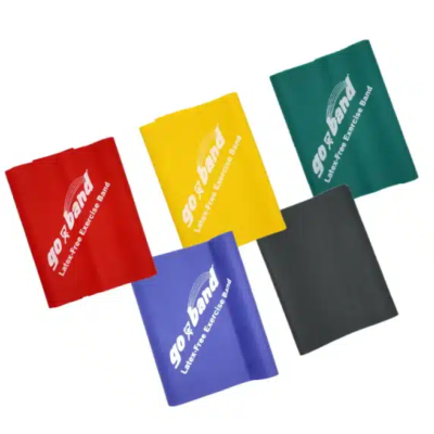 Set de 5 Bandas de Resistencia para Ejercicio Progresivo de Nivel Extra Suave, Suave, Media, Dura y Extra Dura - Cando