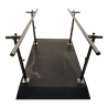 Barras Paralelas para Marcha con Plataforma de 3 Metros de Acero Inoxidable con Anchura y Altura Ajustable - Mecano Rehab