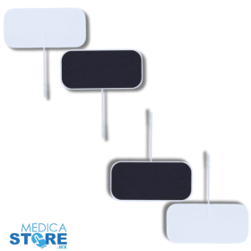 Electrodos para Terapia Muscular Rectangulares Autoadheribles de 5x10 cm con Entrada Universal - ValuTrode Electrodos para Terapia Muscular Rectangulares Autoadheribles de 5x10 cm con Entrada Universal - ValuTrode