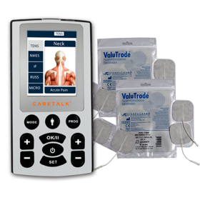 Electroestimulador superstim 5 pro Nu - Tek, 20 electrodos 5 x 5 cm