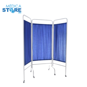 Biombo Médico de 3 Hojas para Consultorio y Hospital - Médica Store