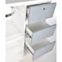 Carro Para Curaciones de Acero con 3 Cajones | Mobilimed Médica Store