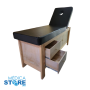Cama de Fisioterapia de Madera con Respaldo Reclinable y Puertas 190 x 61 x 80 cm | Mecano Rehab México