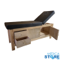Cama de Fisioterapia de Madera con Respaldo Reclinable y Puertas 190 x 61 x 80 cm | Mecano Rehab México