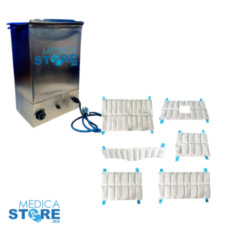 Kit Profesional de Termoterapia con Compresero y 6 Compresas | Médica Store