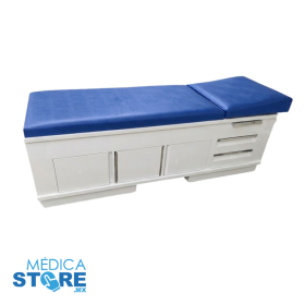Cheslong Médico con Gabinete y Cajones para Consultorio, Clínica y Hospital - Mobilimed