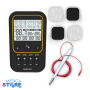 Kit Electroterapia TENS EMS | 4 Canales Independientes + Electrodos 5x5 cm