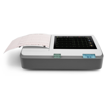 Electrocardiógrafo Portátil de 12 Derivaciones con Pantalla LCD Táctil y Programa Glasgow para Adultos o Niños - EDAN